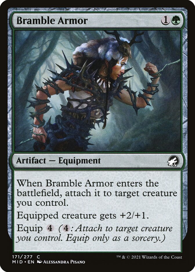Bramble Armor [Innistrad: Midnight Hunt] (171)