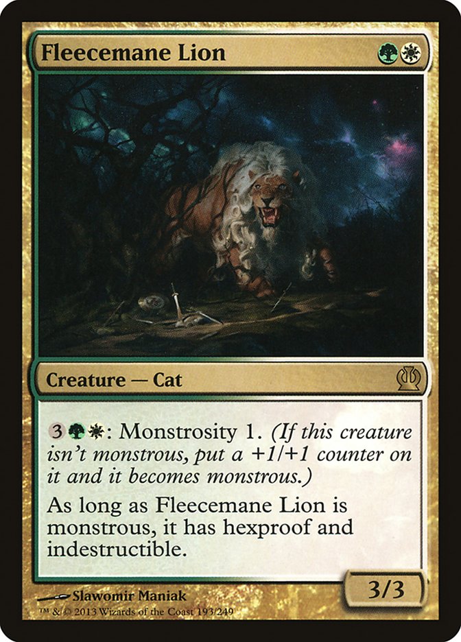 Fleecemane Lion [Theros] (193)