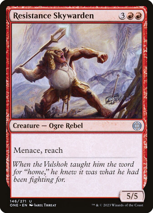 Resistance Skywarden [Phyrexia: All Will Be One] (146)