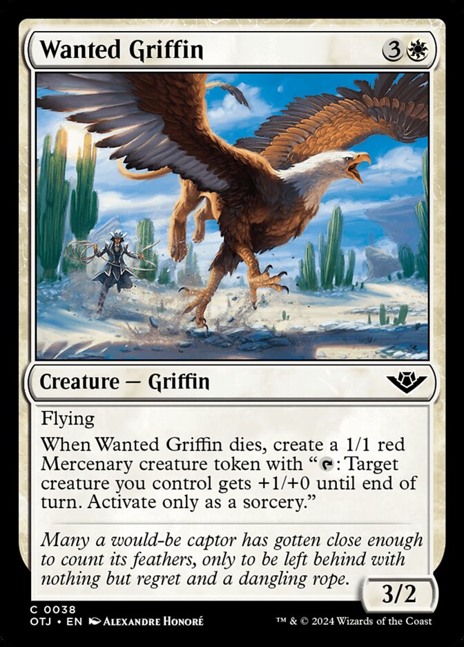 Wanted Griffin [Outlaws of Thunder Junction] (38)