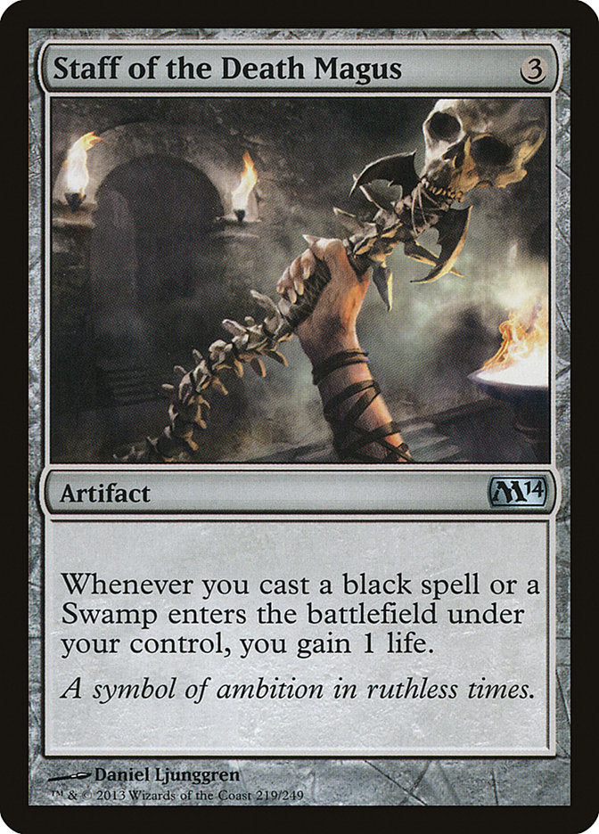 Staff of the Death Magus [Magic 2014] (219)