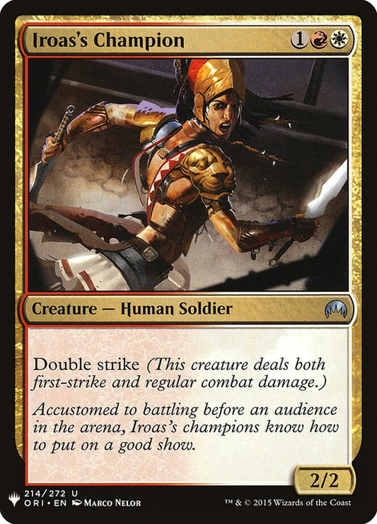 Iroas's Champion [The List] (ORI-214)