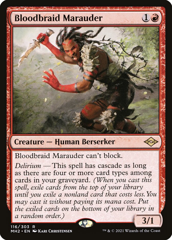 Bloodbraid Marauder [Modern Horizons 2] (116)
