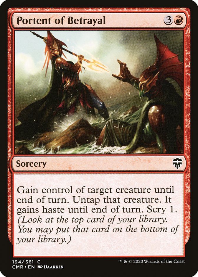 Portent of Betrayal [Commander Legends] (194)