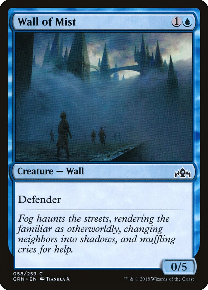 Wall of Mist [Guilds of Ravnica] (58)