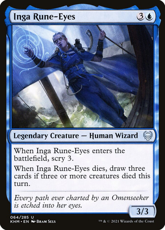 Inga Rune-Eyes [Kaldheim] (64)