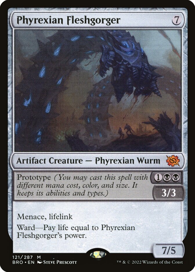 Phyrexian Fleshgorger [The Brothers' War] (121)