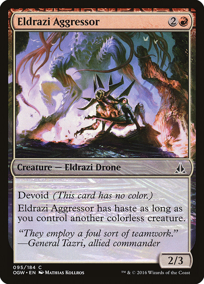Eldrazi Aggressor [Oath of the Gatewatch] (95)