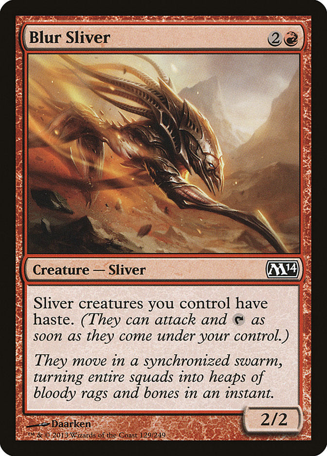 Blur Sliver [Magic 2014] (129)