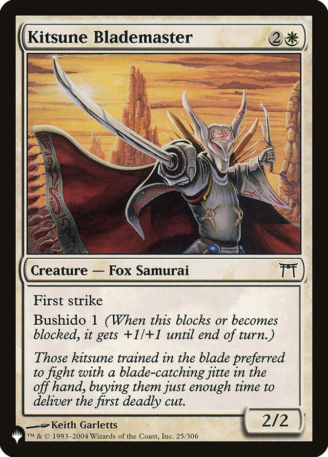 Kitsune Blademaster [The List] (CHK-25)