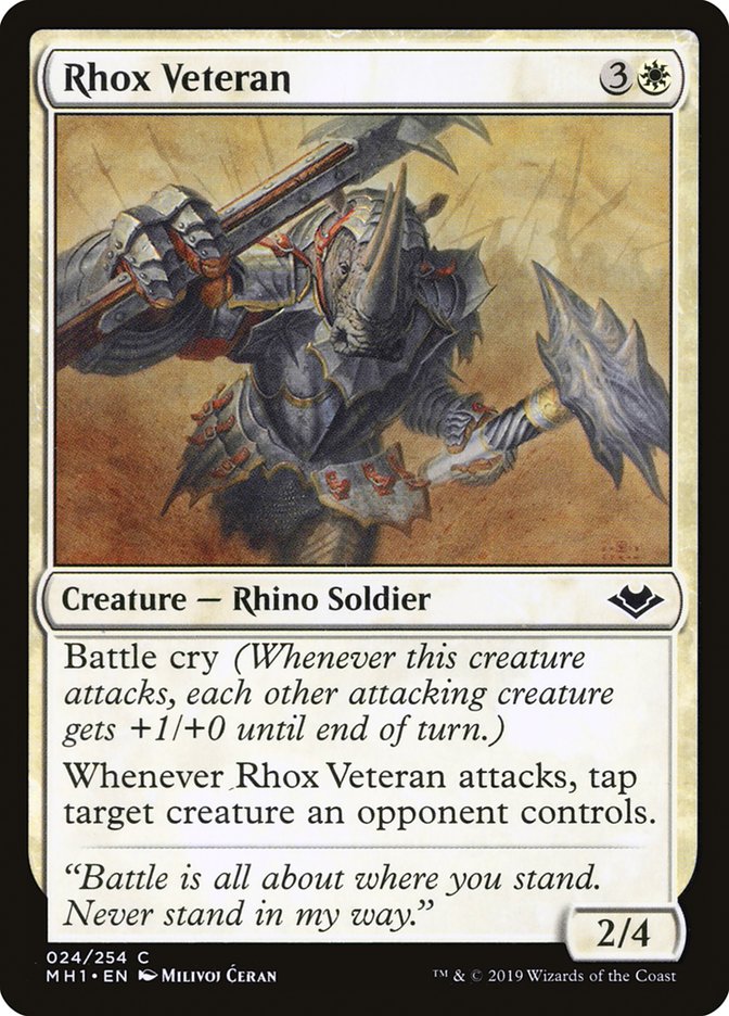 Rhox Veteran [Modern Horizons] (24)