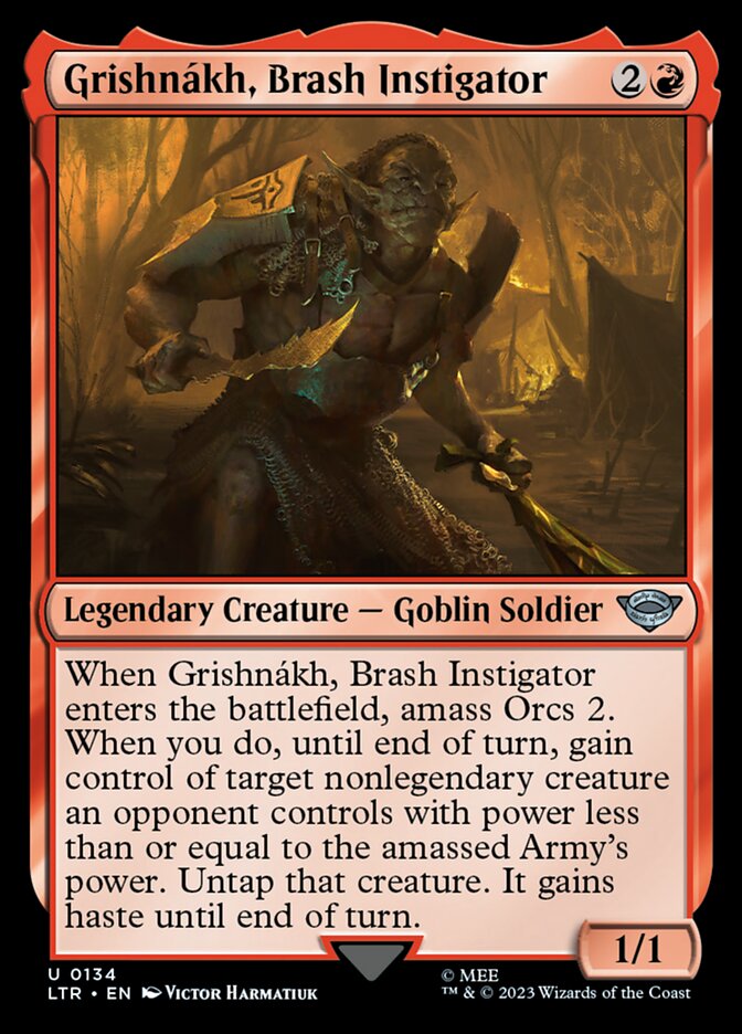 Grishnákh, Brash Instigator [The Lord of the Rings: Tales of Middle-earth] (134)