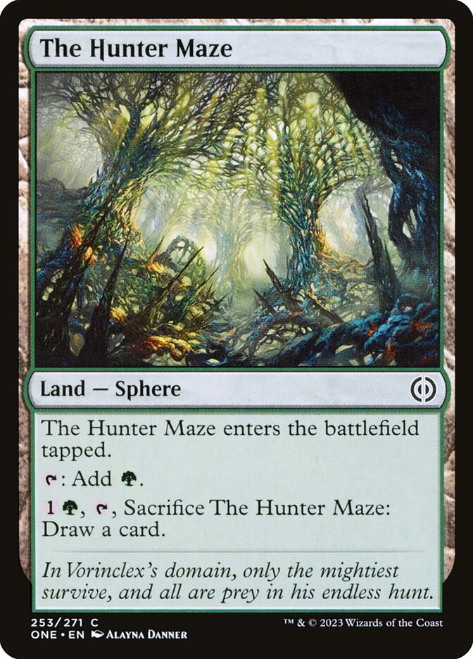 The Hunter Maze [Phyrexia: All Will Be One] (253)