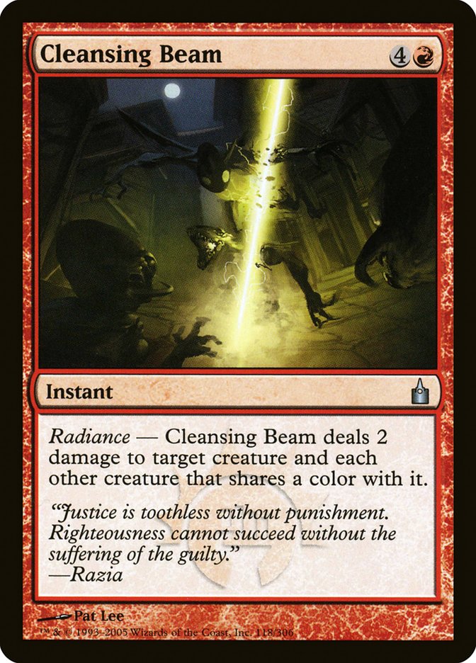 Cleansing Beam [Ravnica: City of Guilds] (118)