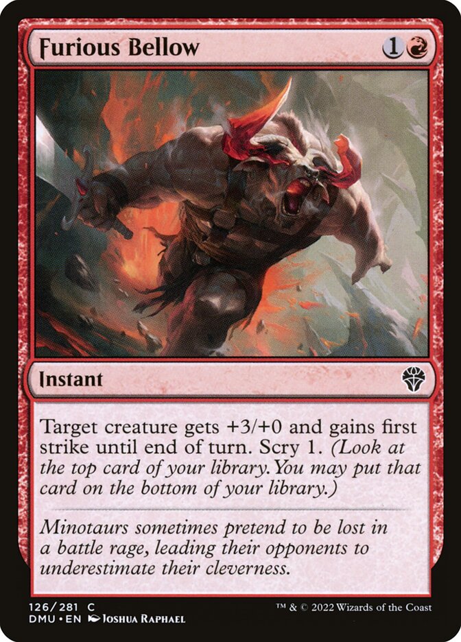 Furious Bellow [Dominaria United] (126)