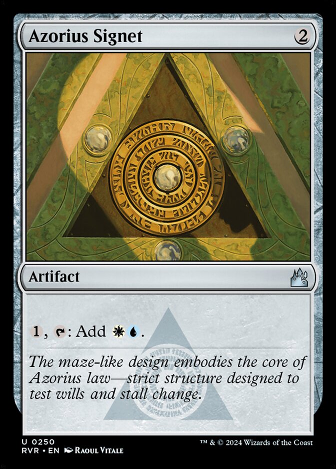 Azorius Signet [Ravnica Remastered] (250)