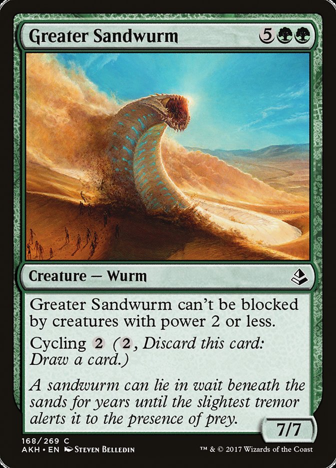 Greater Sandwurm [Amonkhet] (168)