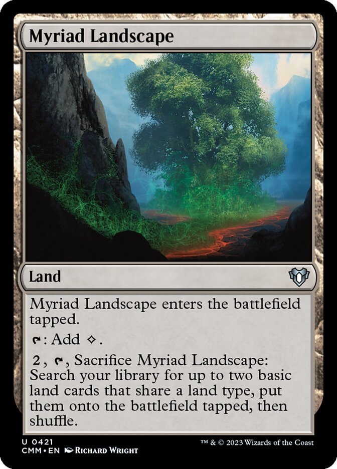 Myriad Landscape [Commander Masters] (421)