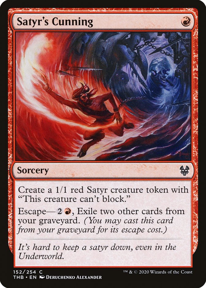 Satyr's Cunning [Theros Beyond Death] (152)