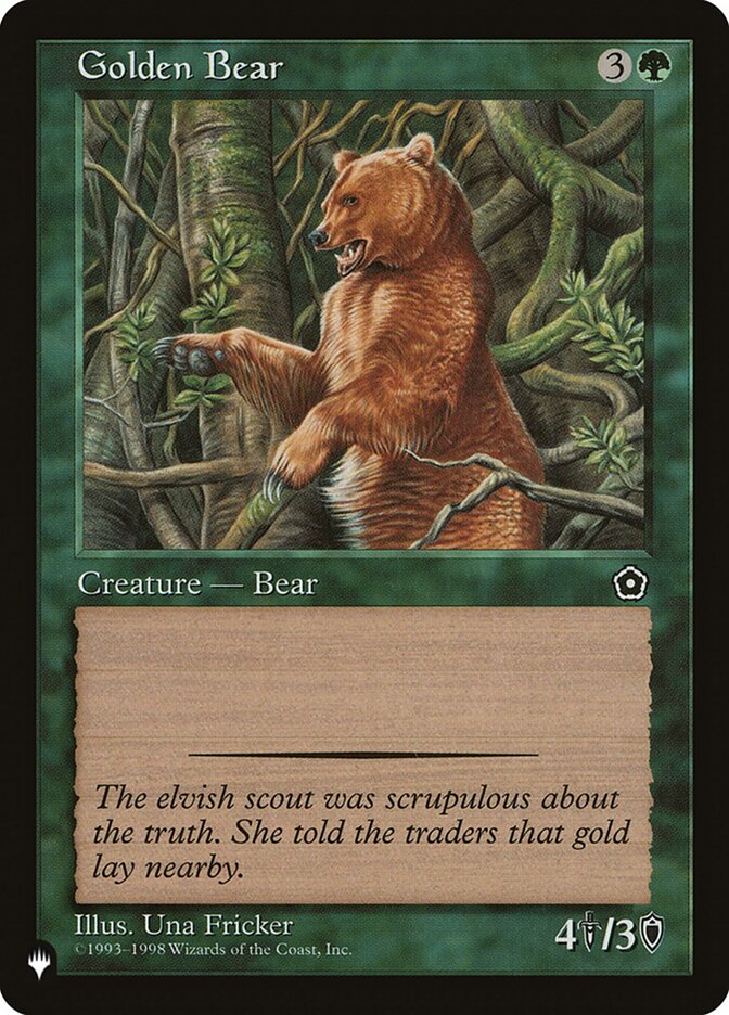 Golden Bear [The List] (P02-127)