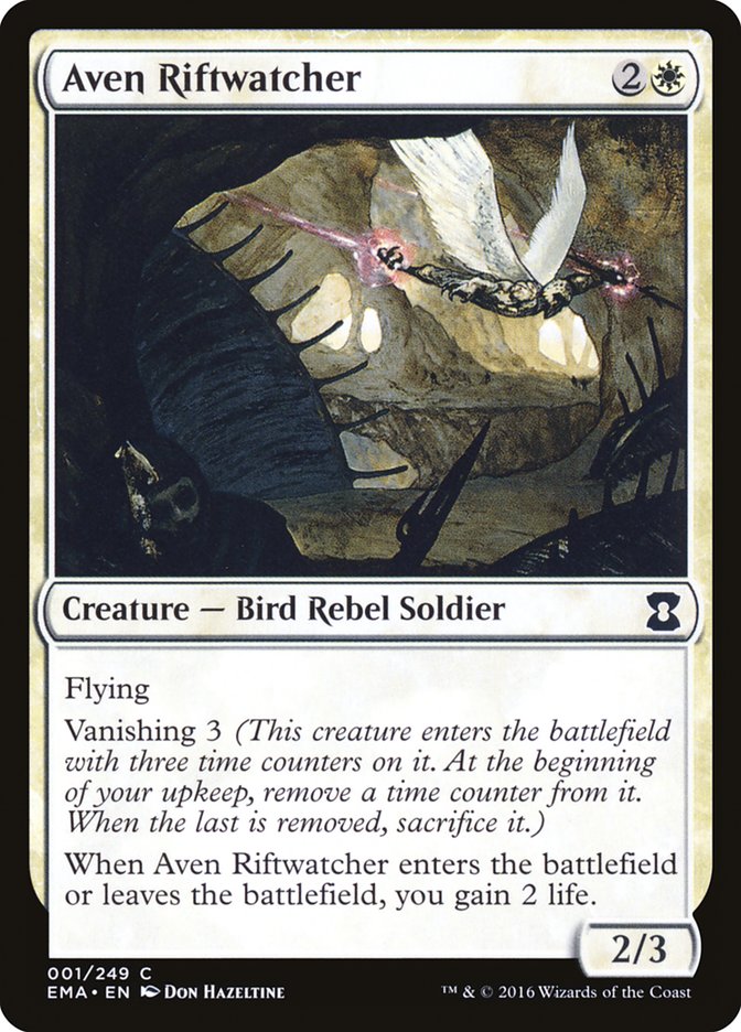 Aven Riftwatcher [Eternal Masters] (1)