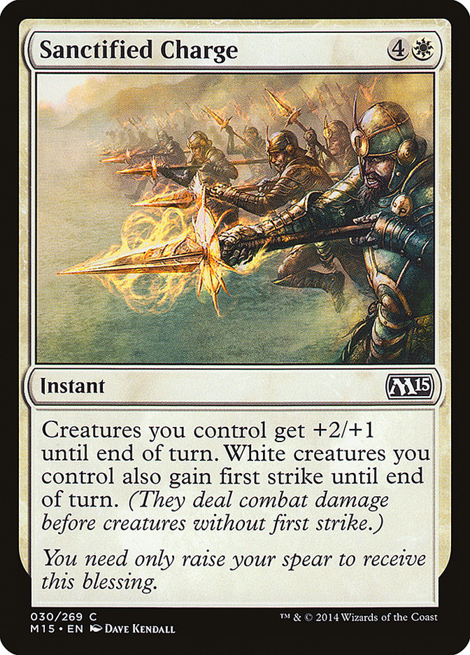 Sanctified Charge [Magic 2015] (30)