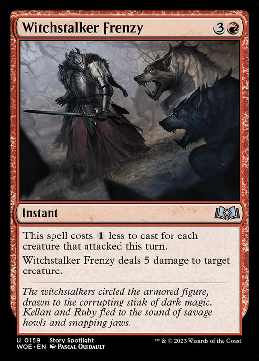 Witchstalker Frenzy [Wilds of Eldraine] (159)