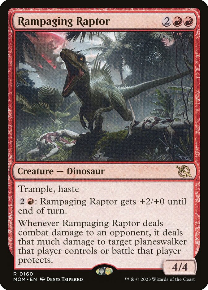 Rampaging Raptor [March of the Machine] (160)