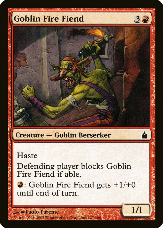 Goblin Fire Fiend [Ravnica: City of Guilds] (127)