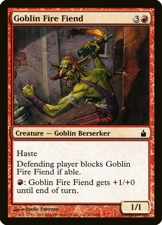 Goblin Fire Fiend [Ravnica: City of Guilds] (127)
