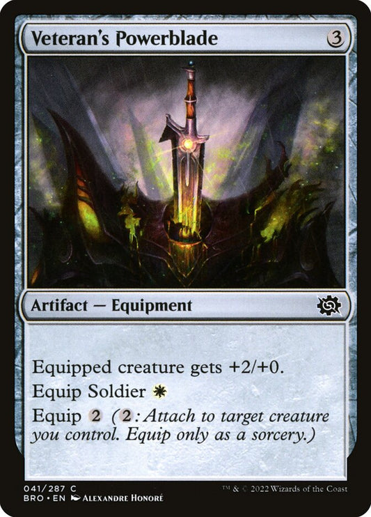Veteran's Powerblade [The Brothers' War] (41)