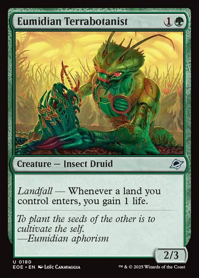 Eumidian Terrabotanist [Edge of Eternities] (180)