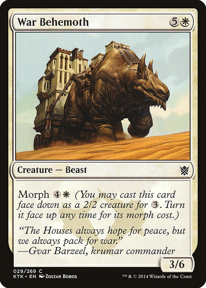War Behemoth [Khans of Tarkir] (29)
