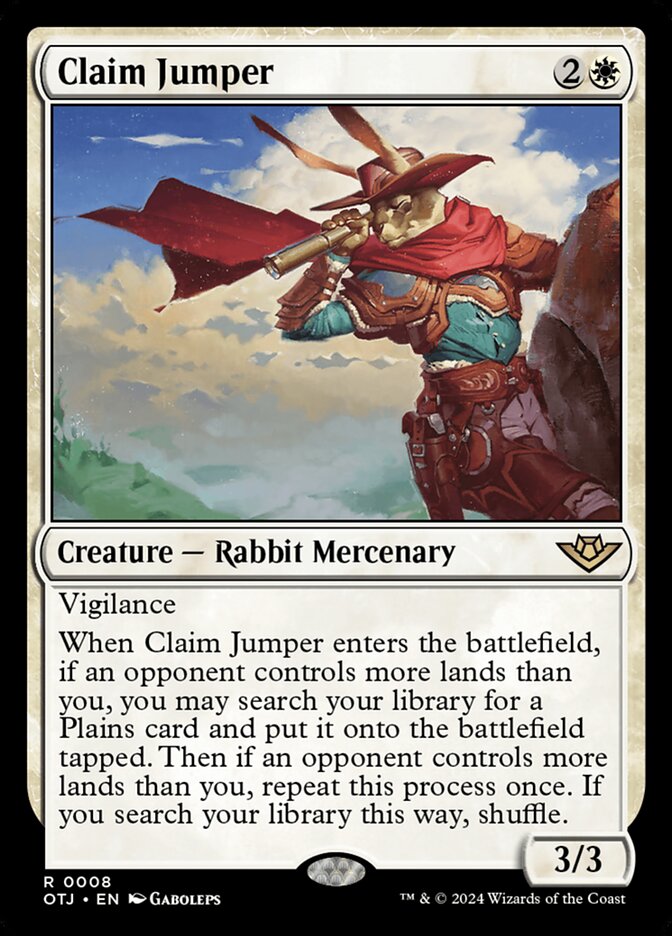 Claim Jumper [Outlaws of Thunder Junction] (8)