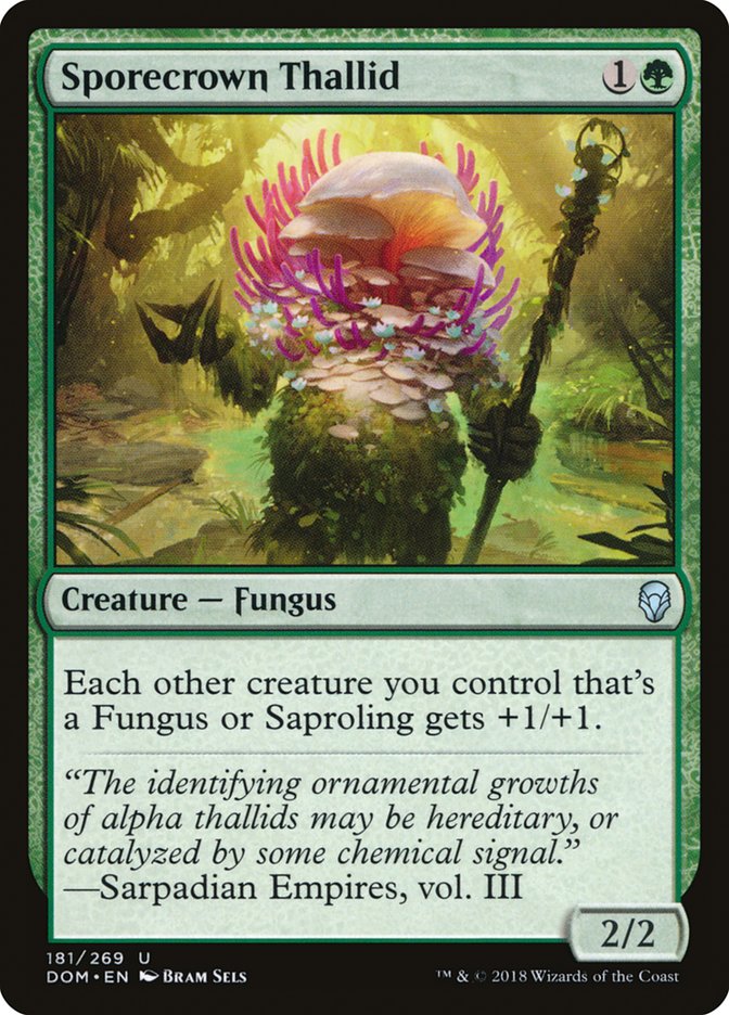 Sporecrown Thallid [Dominaria] (181)
