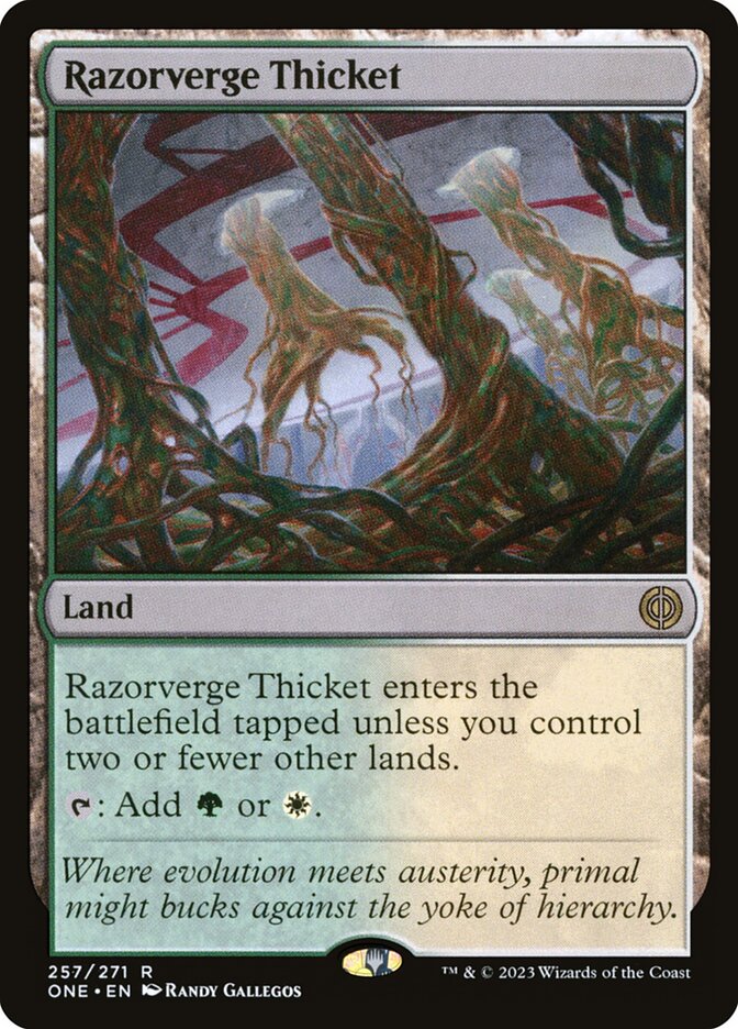 Razorverge Thicket [Phyrexia: All Will Be One] (257)