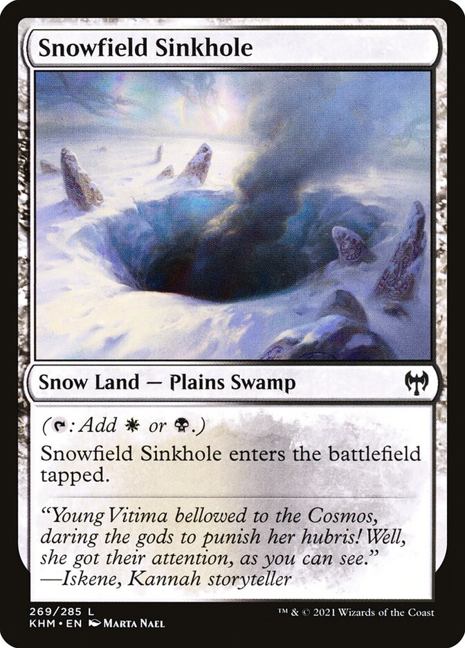 Snowfield Sinkhole [Kaldheim] (269)