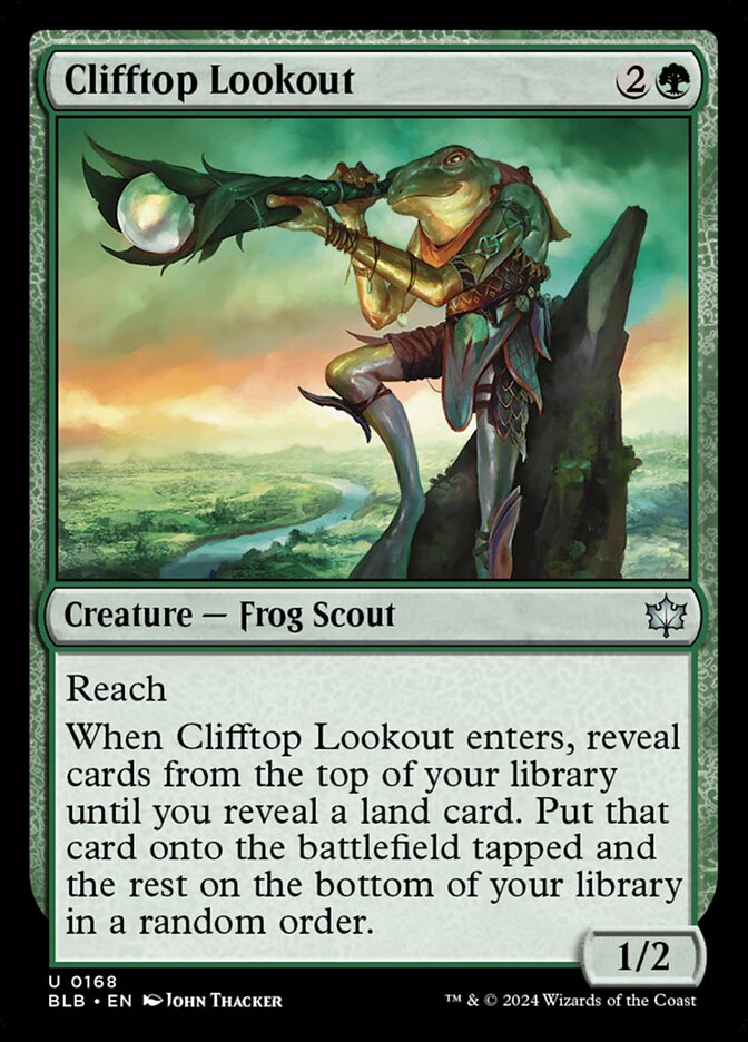 Clifftop Lookout [Bloomburrow] (168)