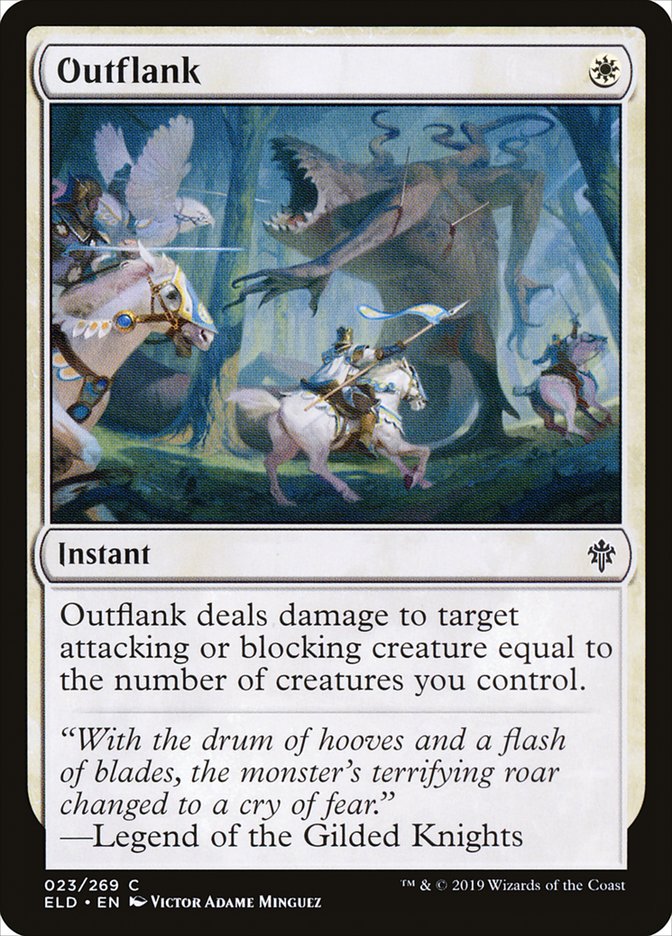 Outflank [Throne of Eldraine] (23)