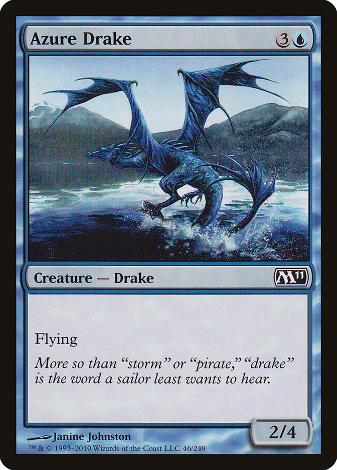 Azure Drake [Magic 2011] (46)