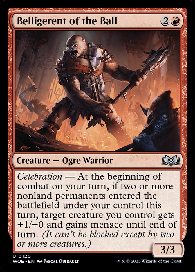 Belligerent of the Ball [Wilds of Eldraine] (120)