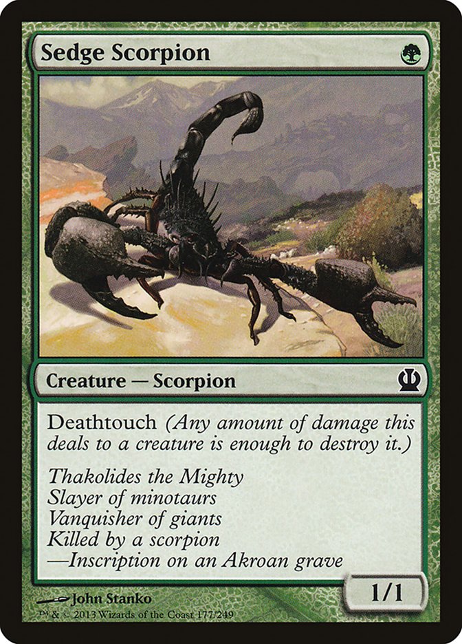 Sedge Scorpion [Theros] (177)