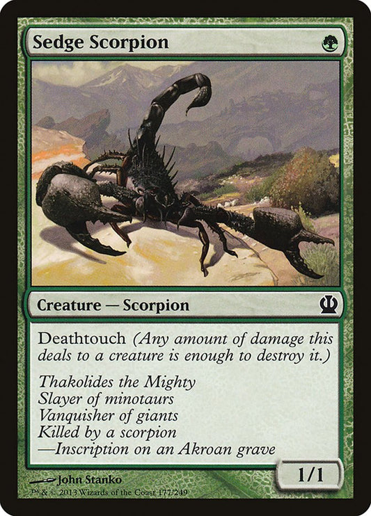 Sedge Scorpion [Theros] (177)