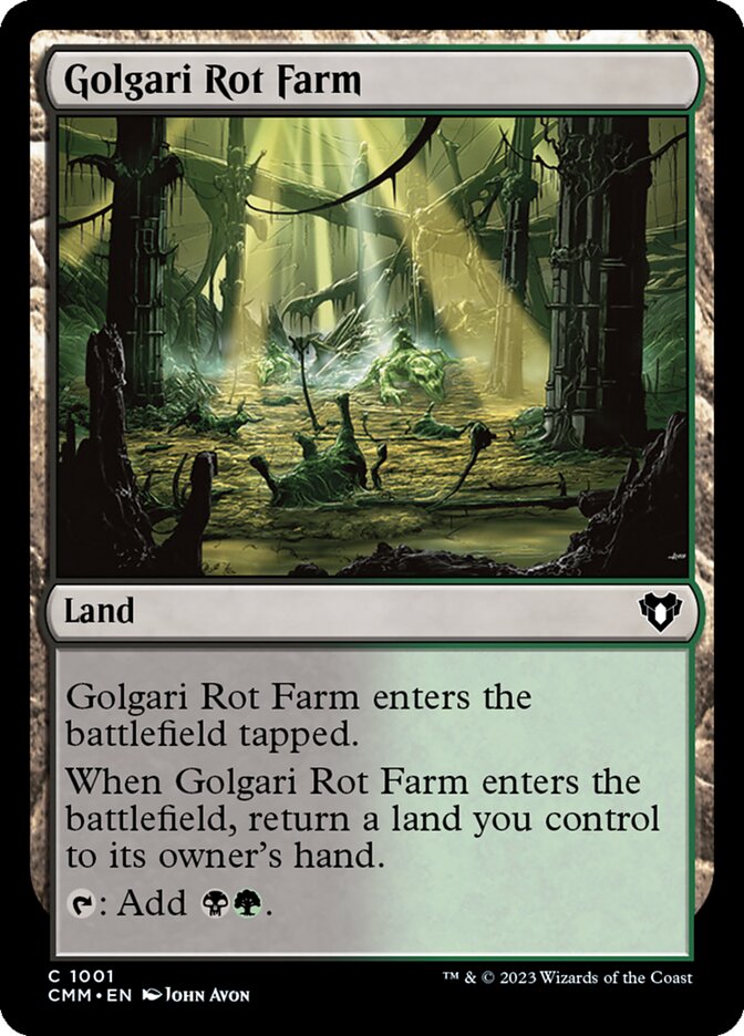 Golgari Rot Farm [Commander Masters] (1001)