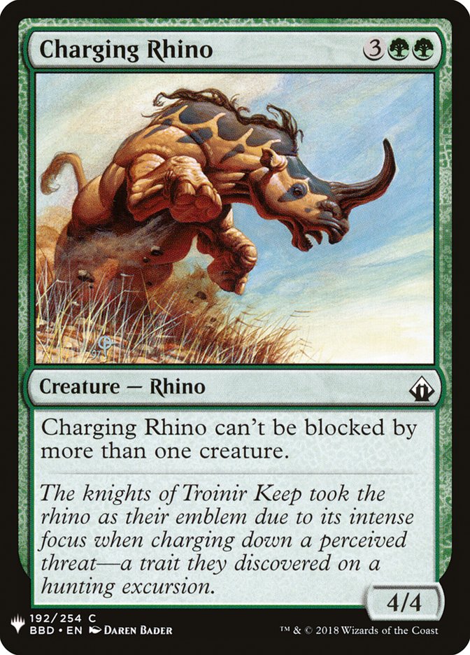 Charging Rhino [The List] (BBD-192)