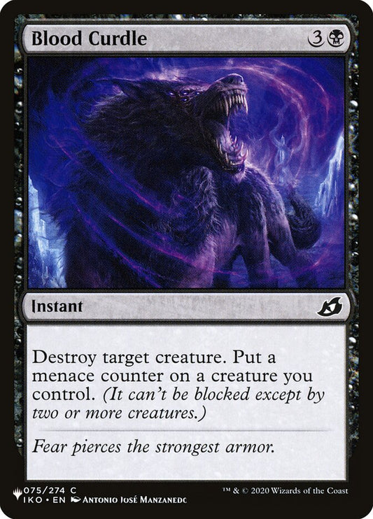 Blood Curdle [The List] (IKO-75)