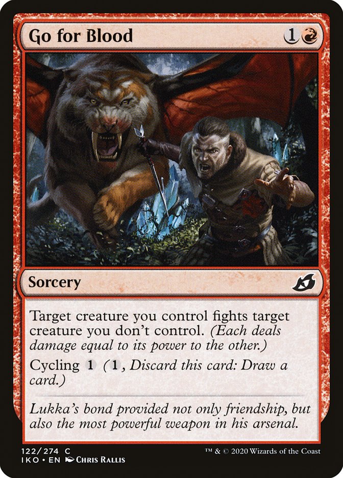 Go for Blood [Ikoria: Lair of Behemoths] (122)
