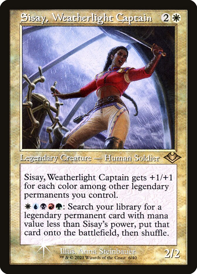 Sisay, Weatherlight Captain [Modern Horizons 1 Timeshifts] (6)