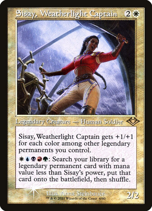 Sisay, Weatherlight Captain [Modern Horizons 1 Timeshifts] (6)