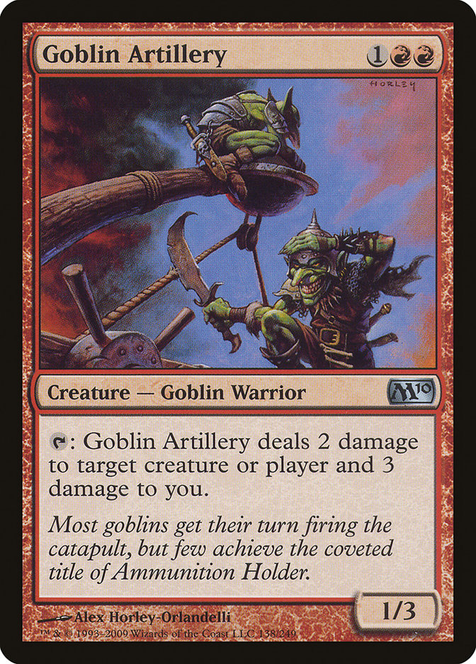 Goblin Artillery [Magic 2010] (138)